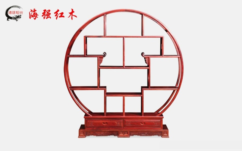 圆形多宝阁，博古架